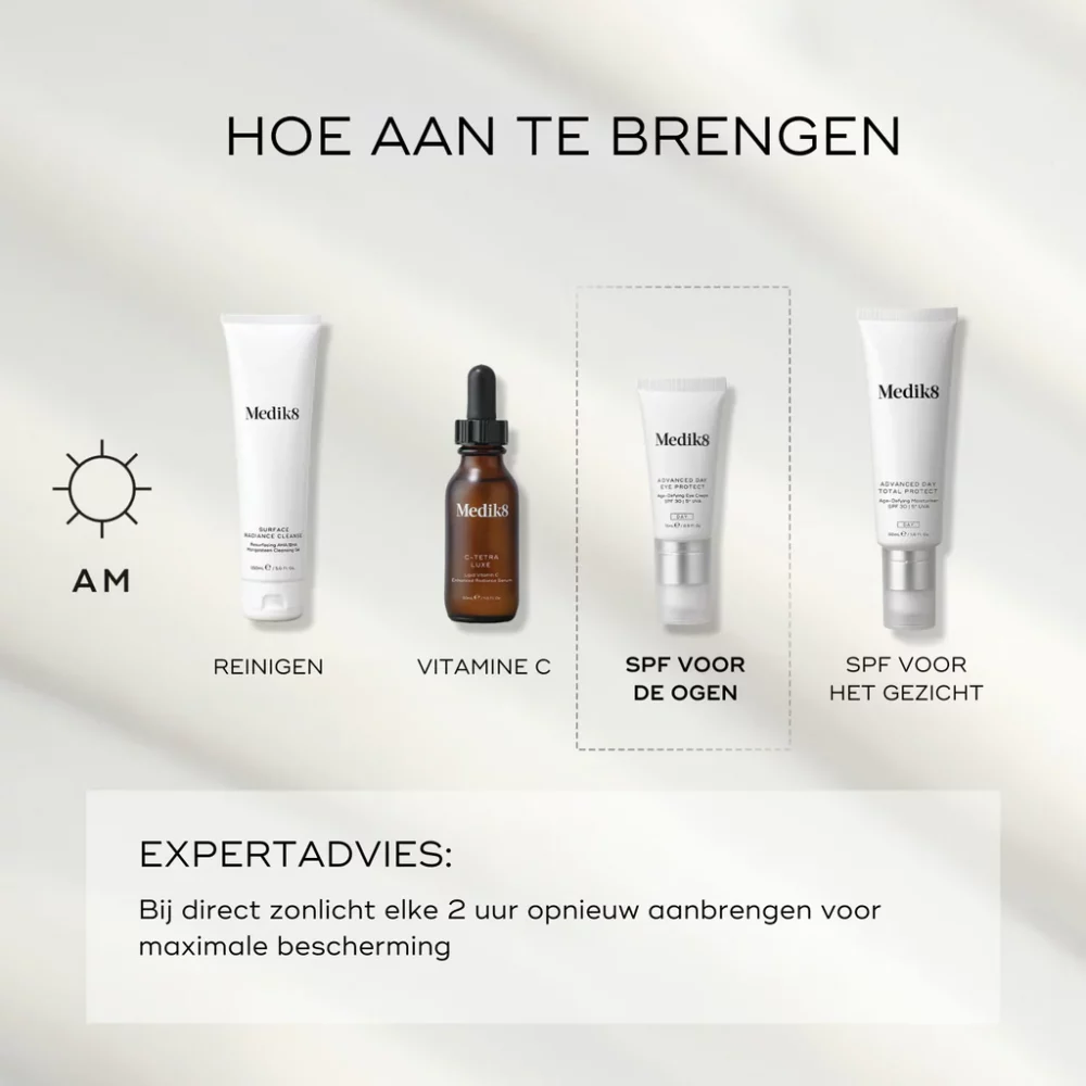 Medik8 Advanced eye protect layering