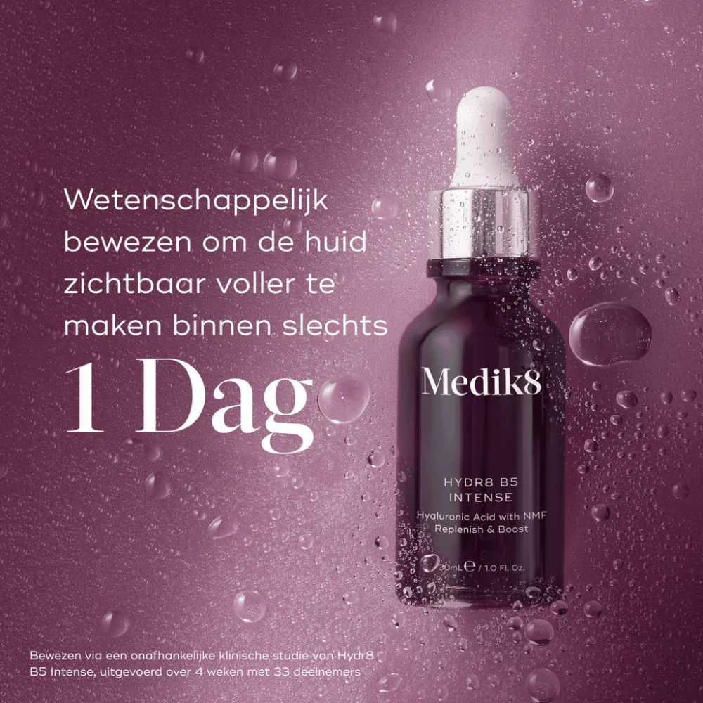 Medik8 Hydr8 b5 intensive resultaat in 1 dag