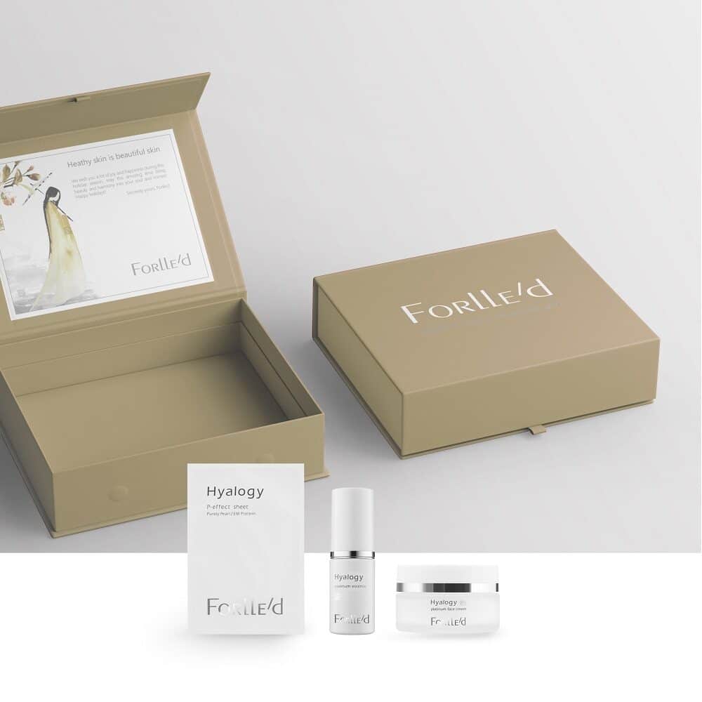 Forlled festive platinum Box