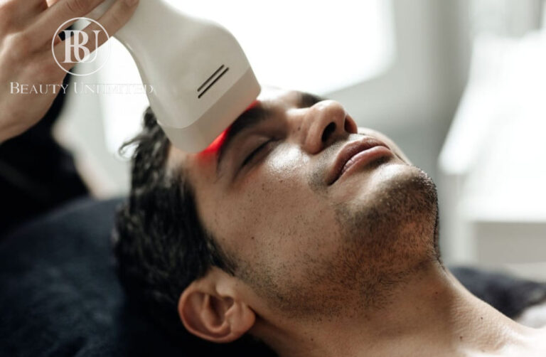 men facial treatment