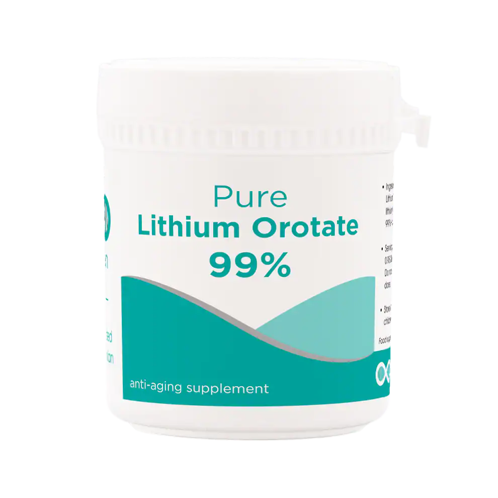 Pure Lithium Orotate 99% supplement voor anti-aging en huidverbetering | Beauty Unlimited Amsterdam.