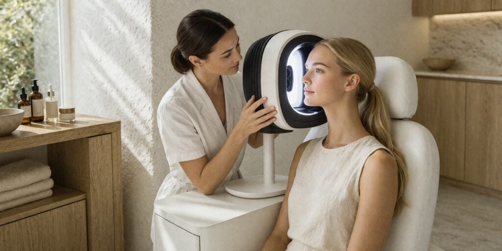 Huidanalyse in huidkliniek Amsterdam met professionele huidscan en huidadvies