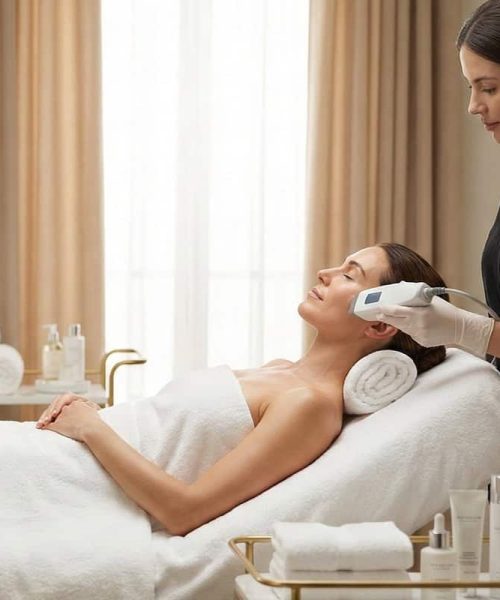 Gezichtsvullende cold laser behandeling bij Beauty Unlimited Amsterdam.